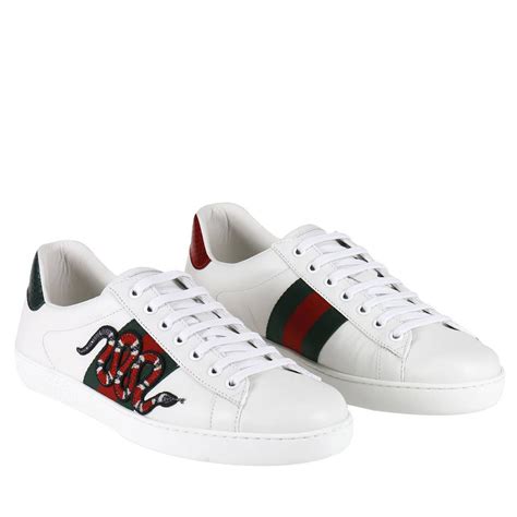 scarpe gucci con serpente|Sneaker Firmate Uomo: Sneaker di Lusso .